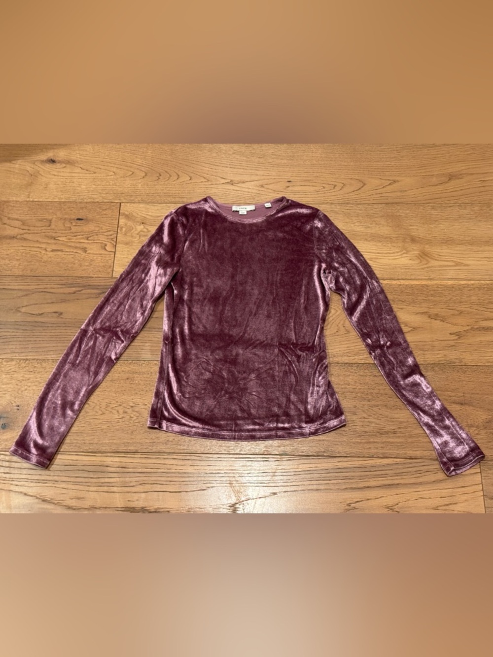 Vince Velvet Long Sleeve Shirt